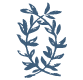 blue laurels graphic favicon for Well-Scent